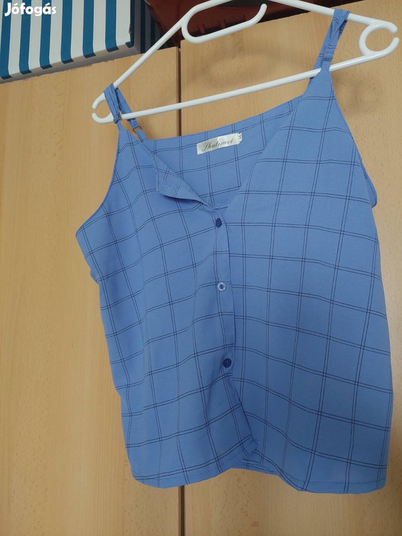 Kék, rövid női ing