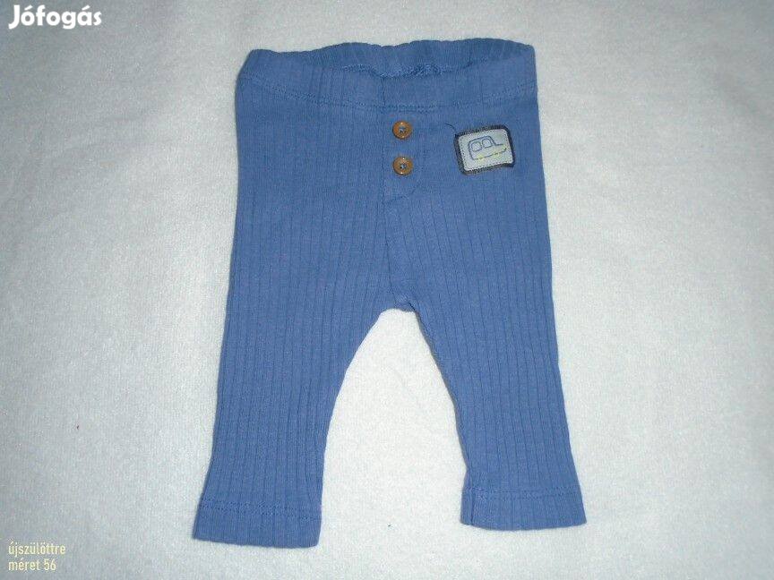 Kék bordázott nadrág újszülöttre (méret 56)