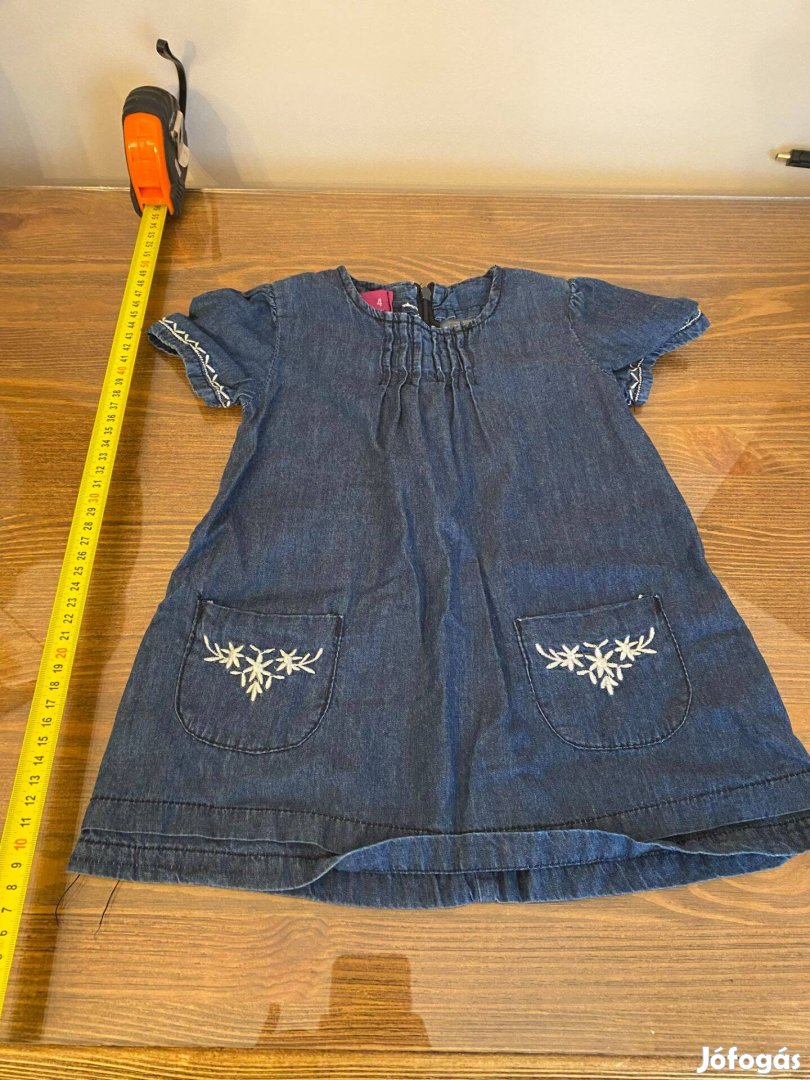 Kék farmer ruha - Lány - 80
