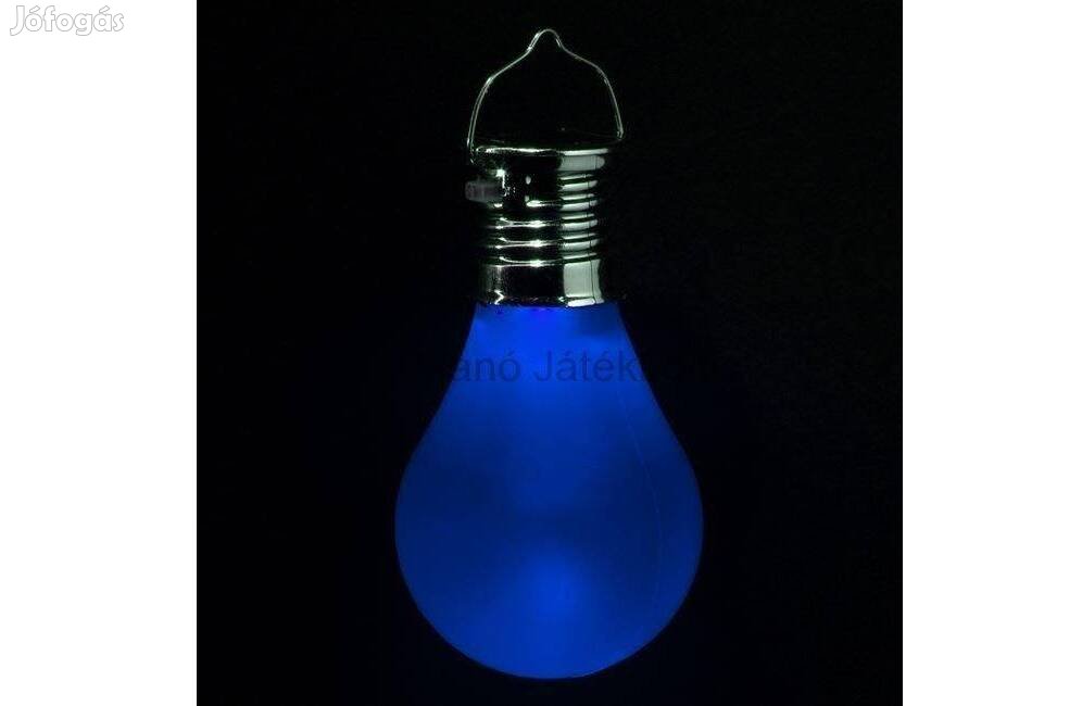 Kék függesztett napelemes lámpa 10 cm
