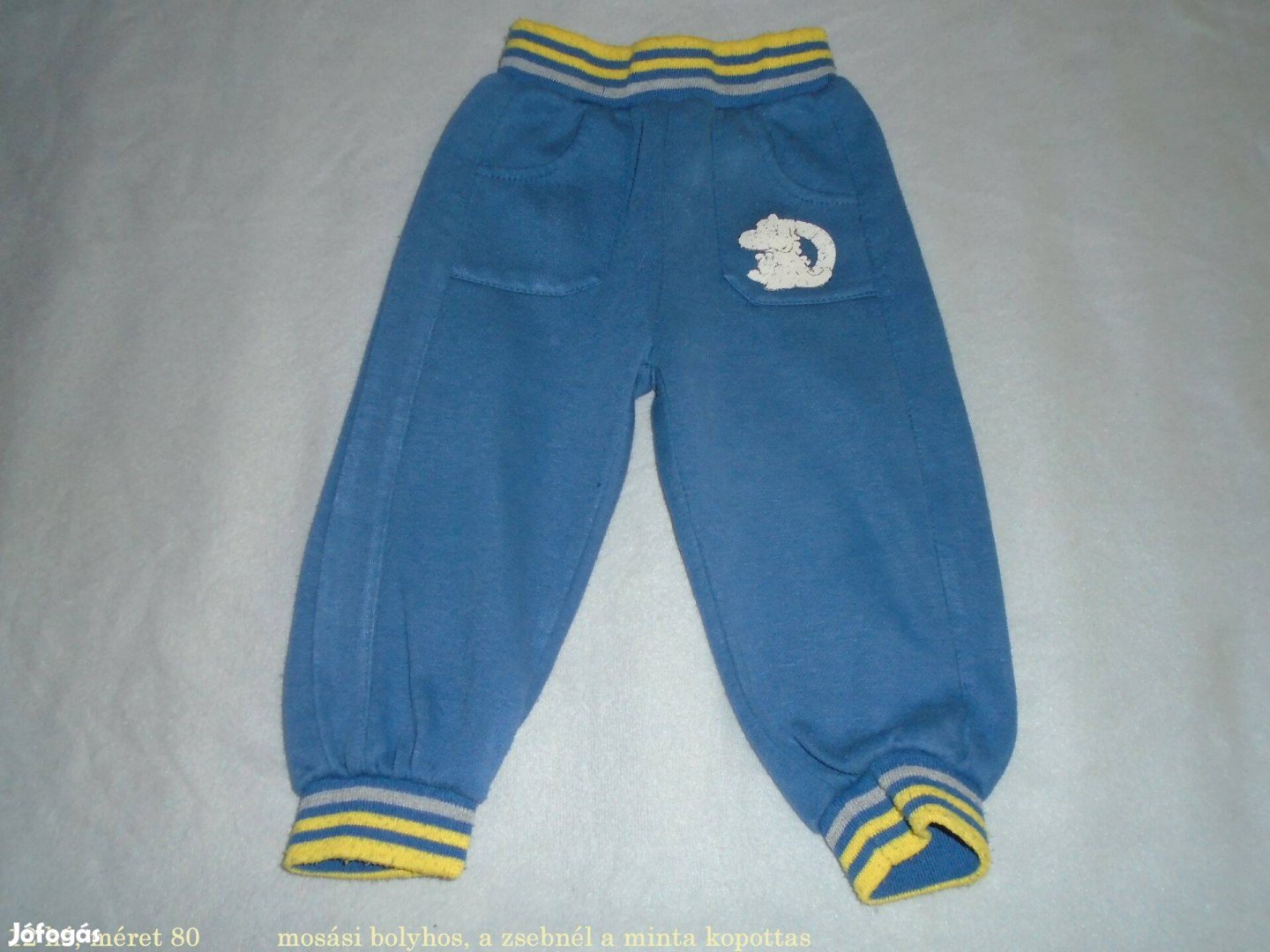 Kék jogger nadrág 12 hó méret 80