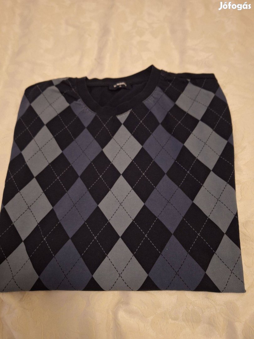 Kék kockás férfi felső L-es