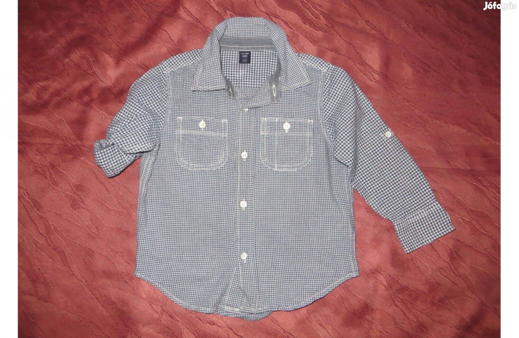 Kék kockás ing 3 év 98 cm Baby Gap