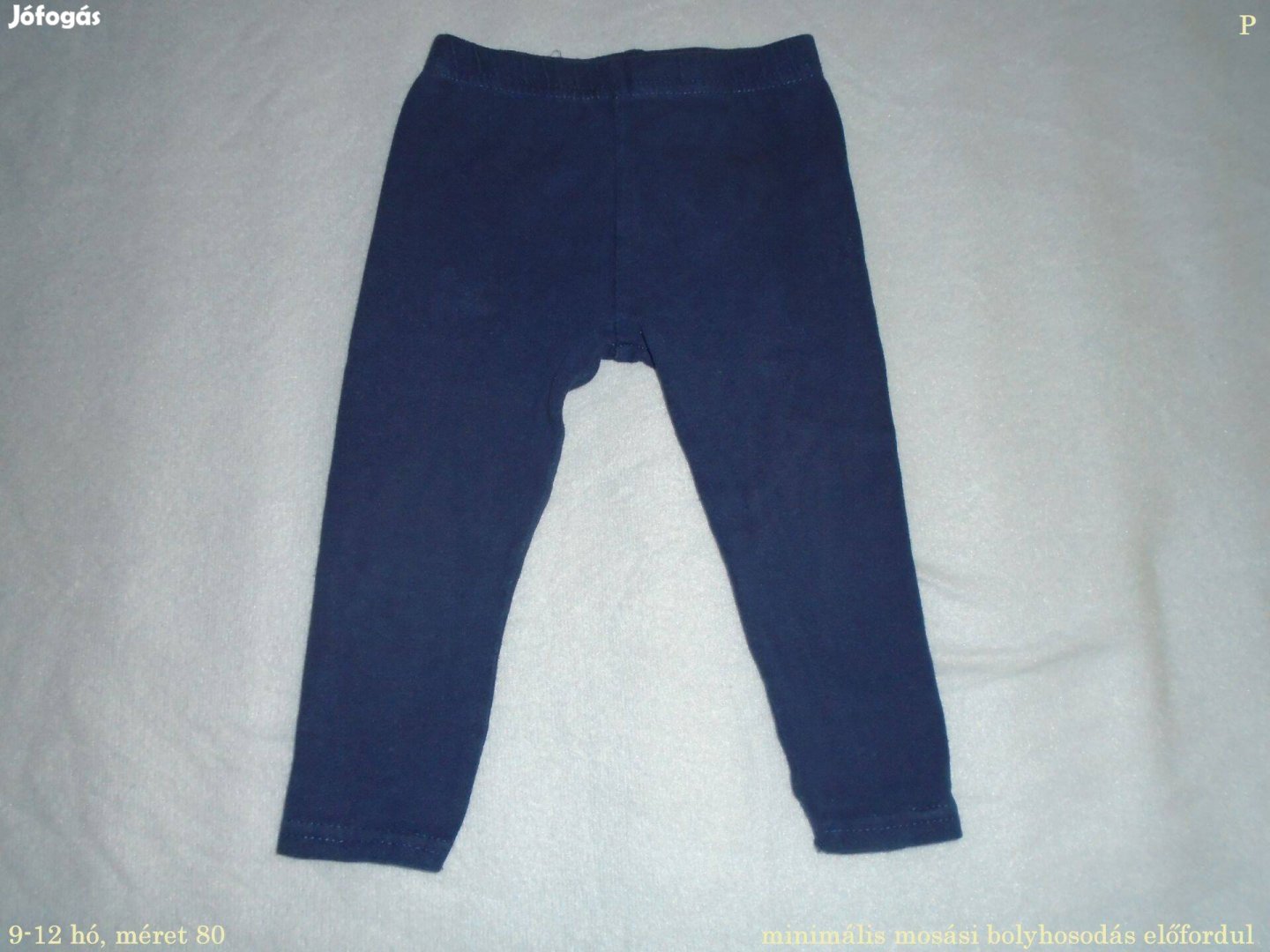 Kék leggings nadrág 9-12 hó méret 80