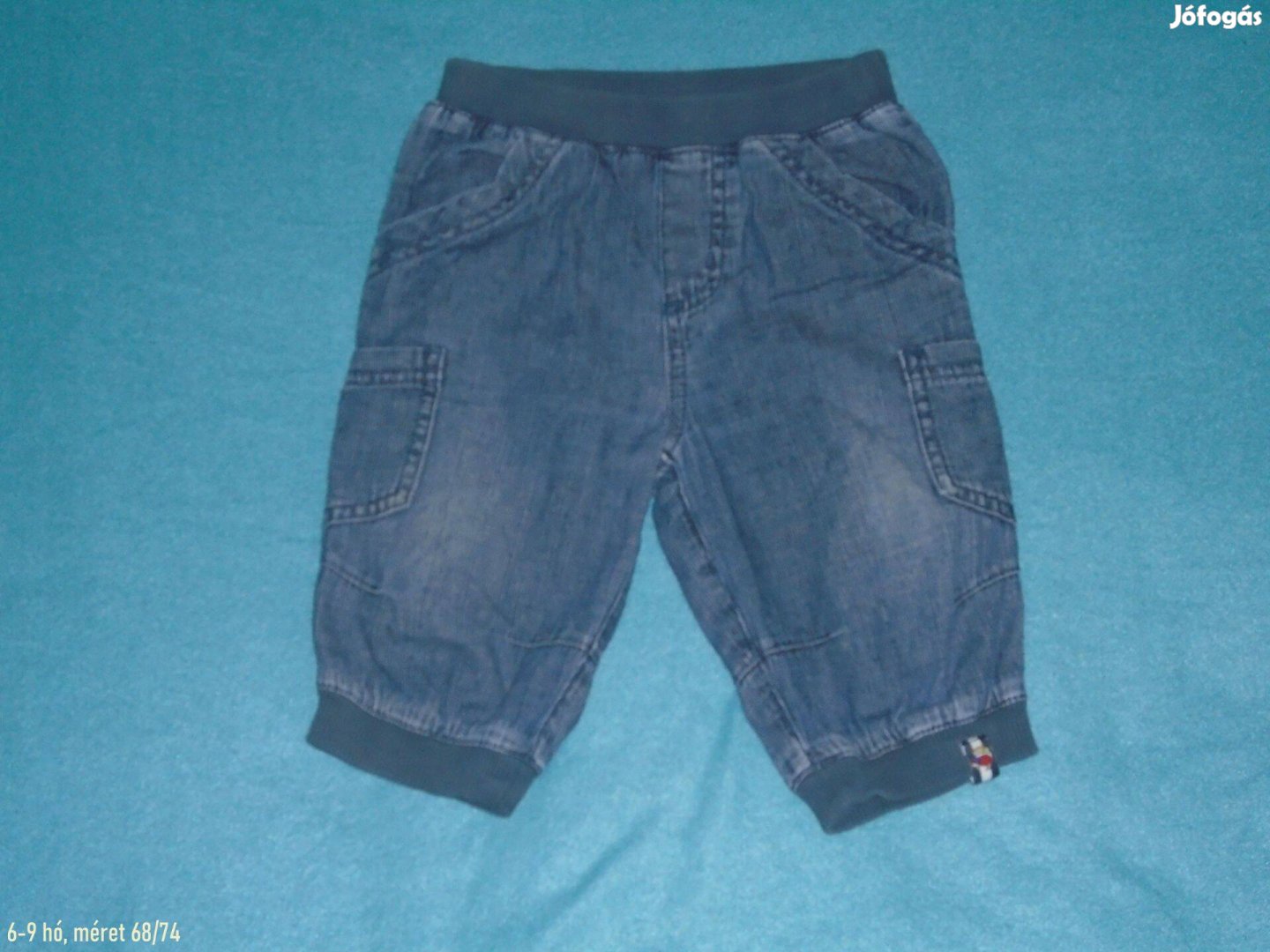 Kék nadrág 6-9 hó méret 68 74