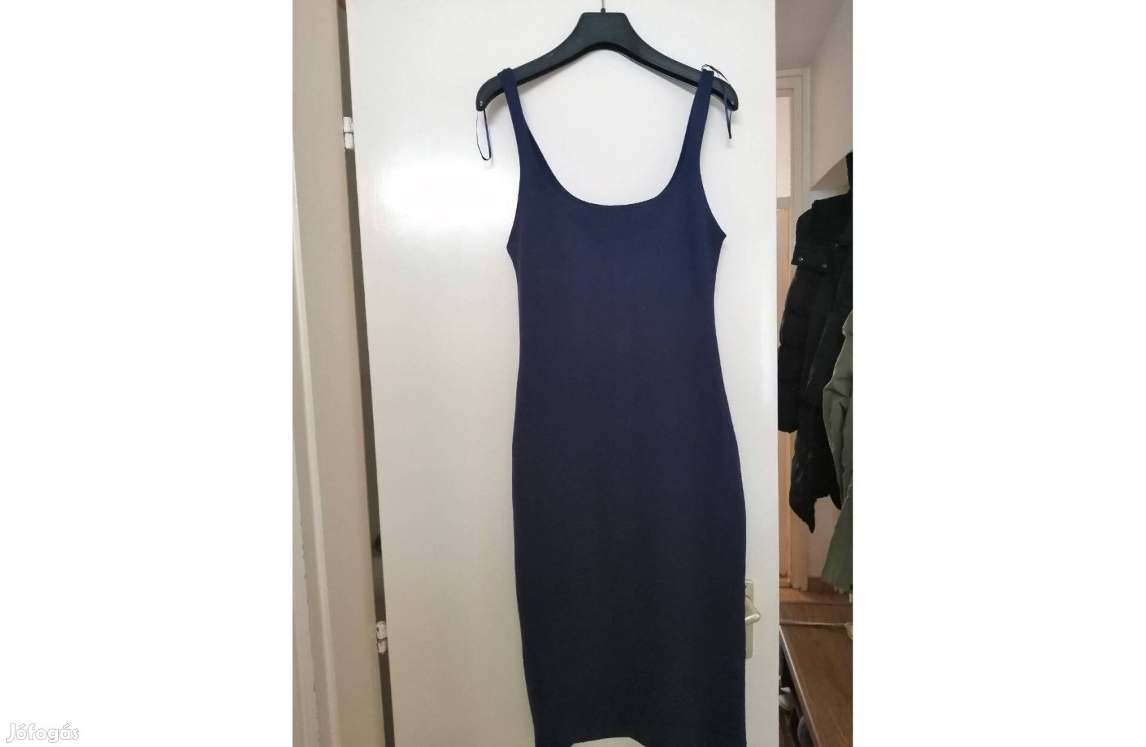 Kék pamut Zara ruha M-es méretben