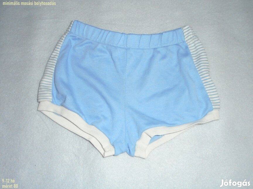 Kék rövidnadrág 9-12 hó méret 80