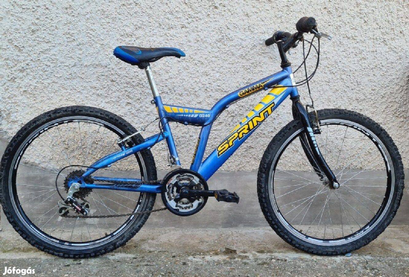 Kék/sárga Sprint Gamma 24" 18sp MTB mountain bike. GLS ok