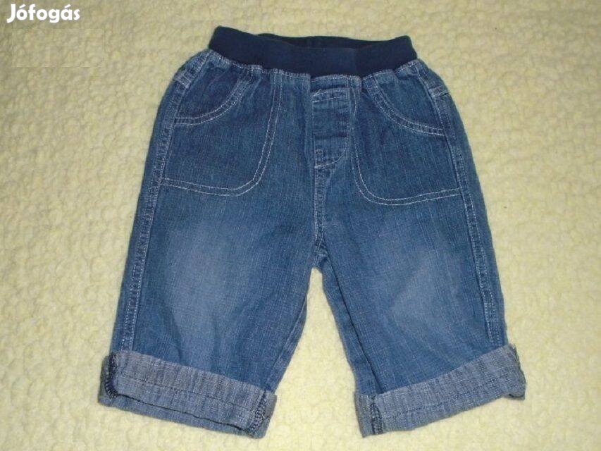 Kék színű farmernadrág 3-6 hó méret 68