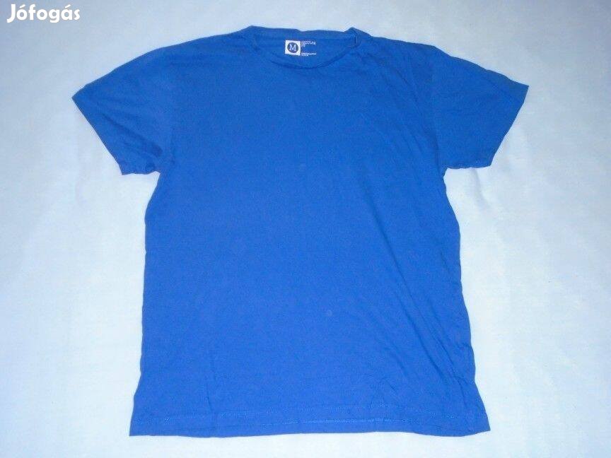 Kék színű pamut póló 13-14 évesre (méret 164)