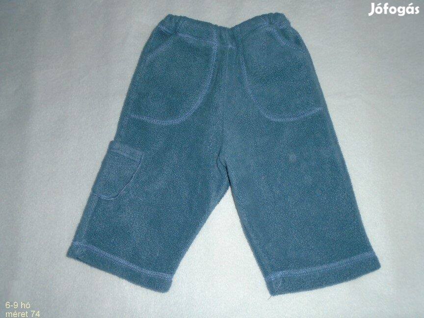 Kék színű polár nadrág 6-9 hó méret 74