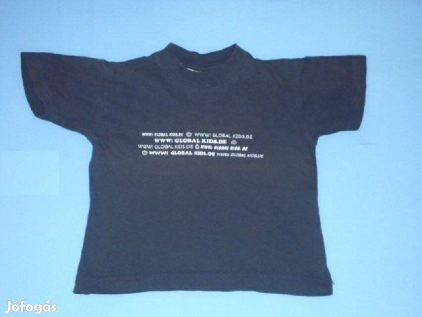 Kék színű póló 12-18 hó (méret 86) feliratos póló