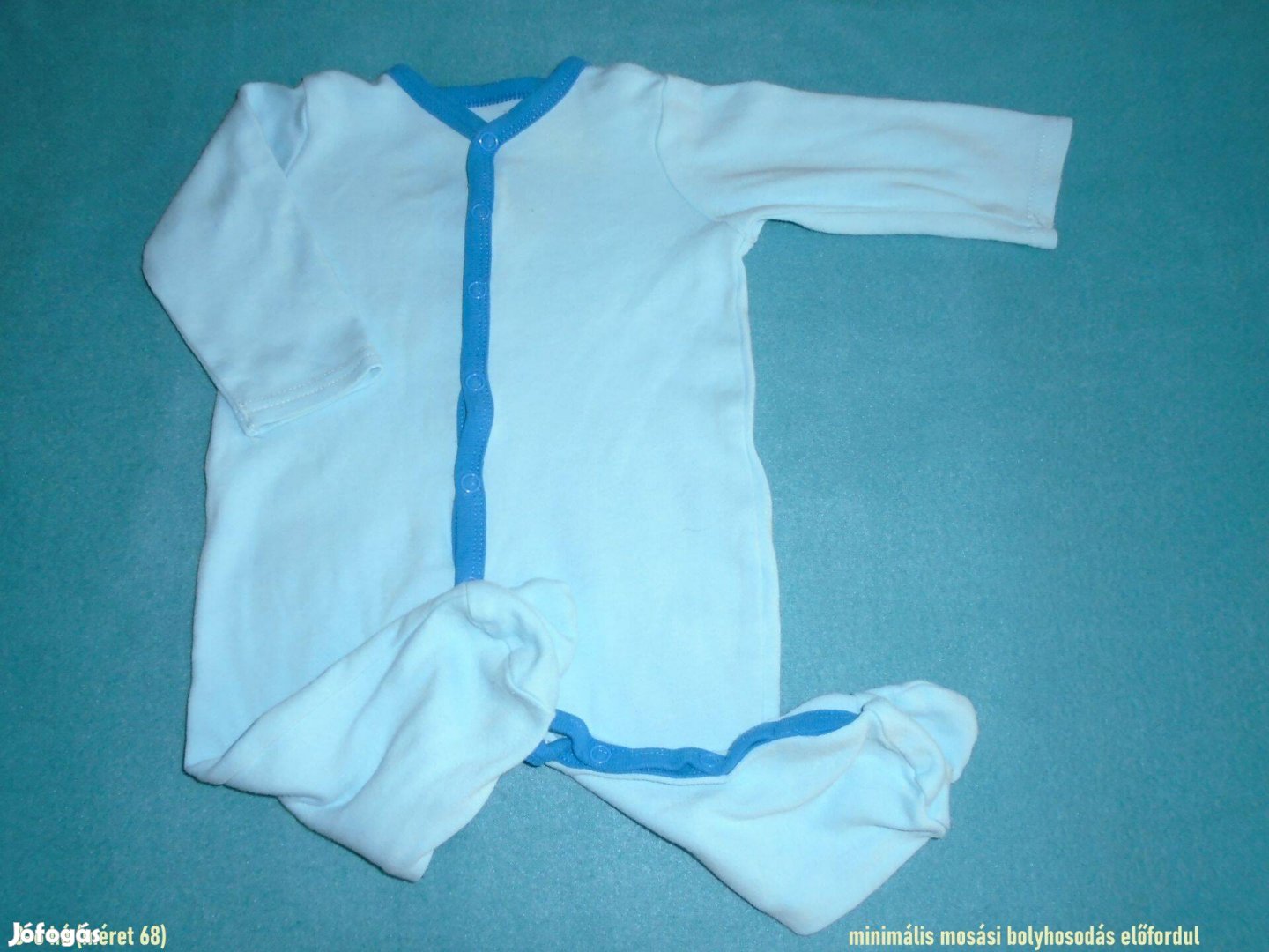 Kék színű rugdalózó 3-6 hó méret 68