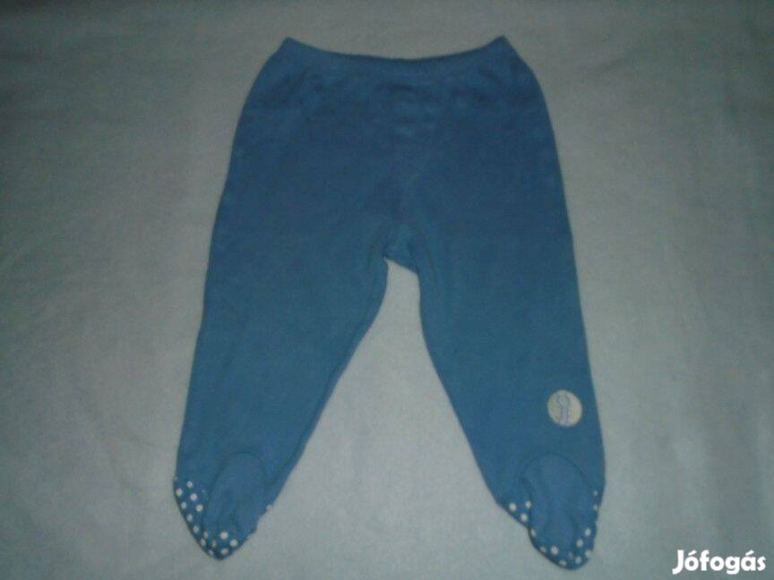 Kék talpas nadrág 6-9 hó méret 74 kék színű