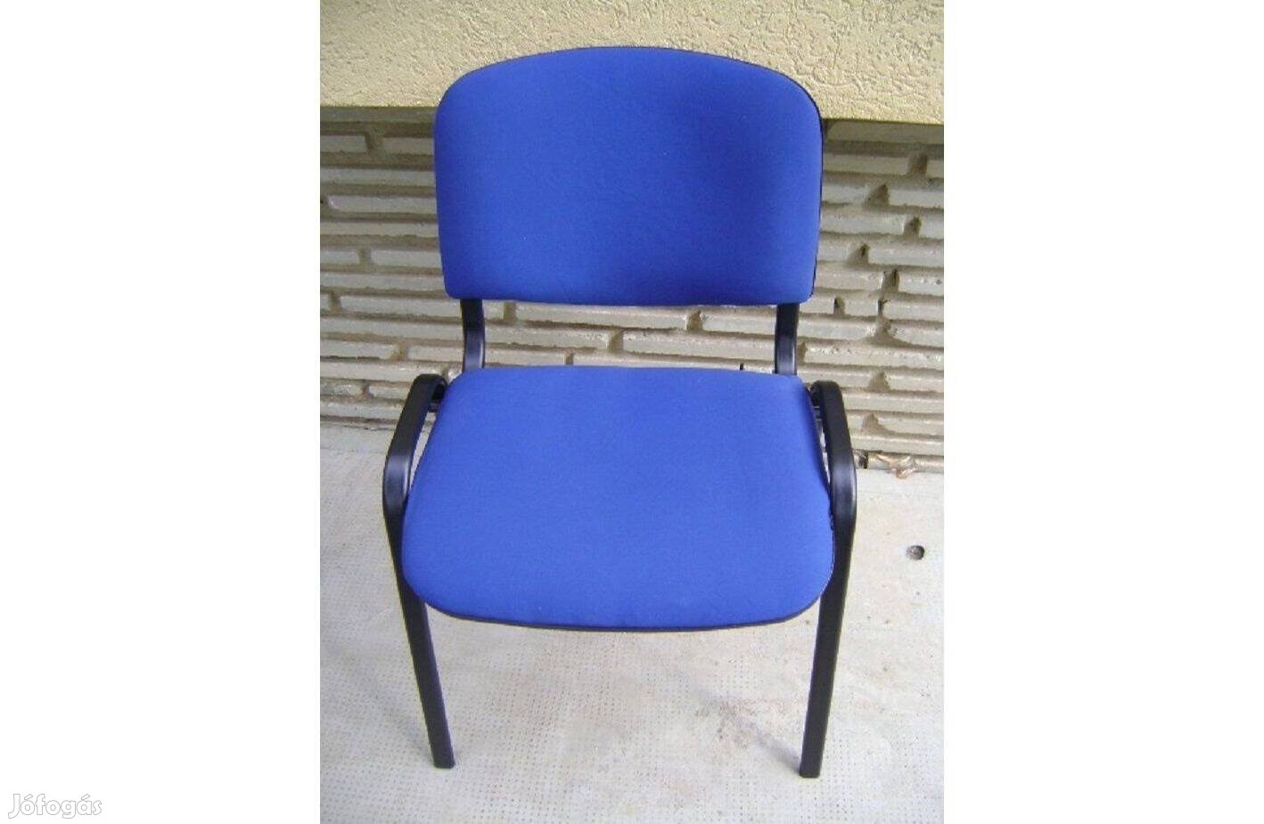 Kék textiles iroda szék, újszerű állapotban, eladó