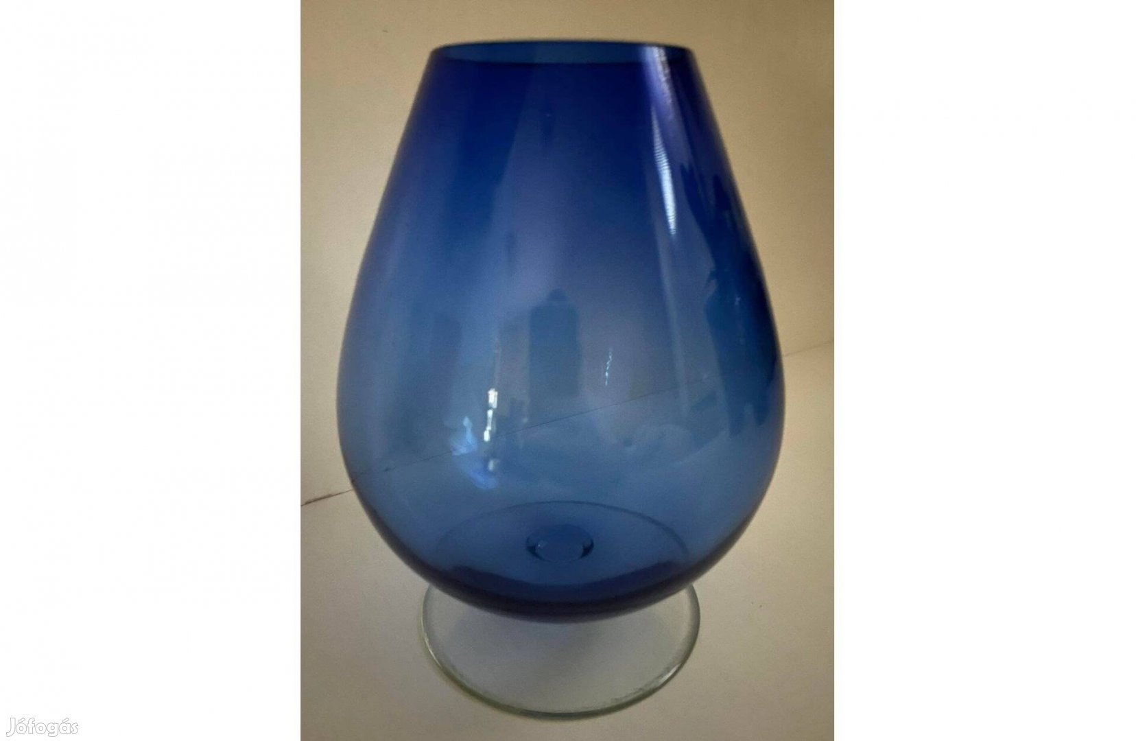 Kék üveg váza vázák dísztárgy gyűjtemény 4