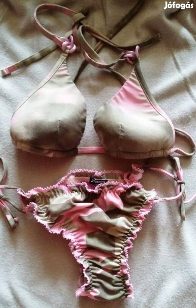 Keki-rózsaszín Calzedonia bikini