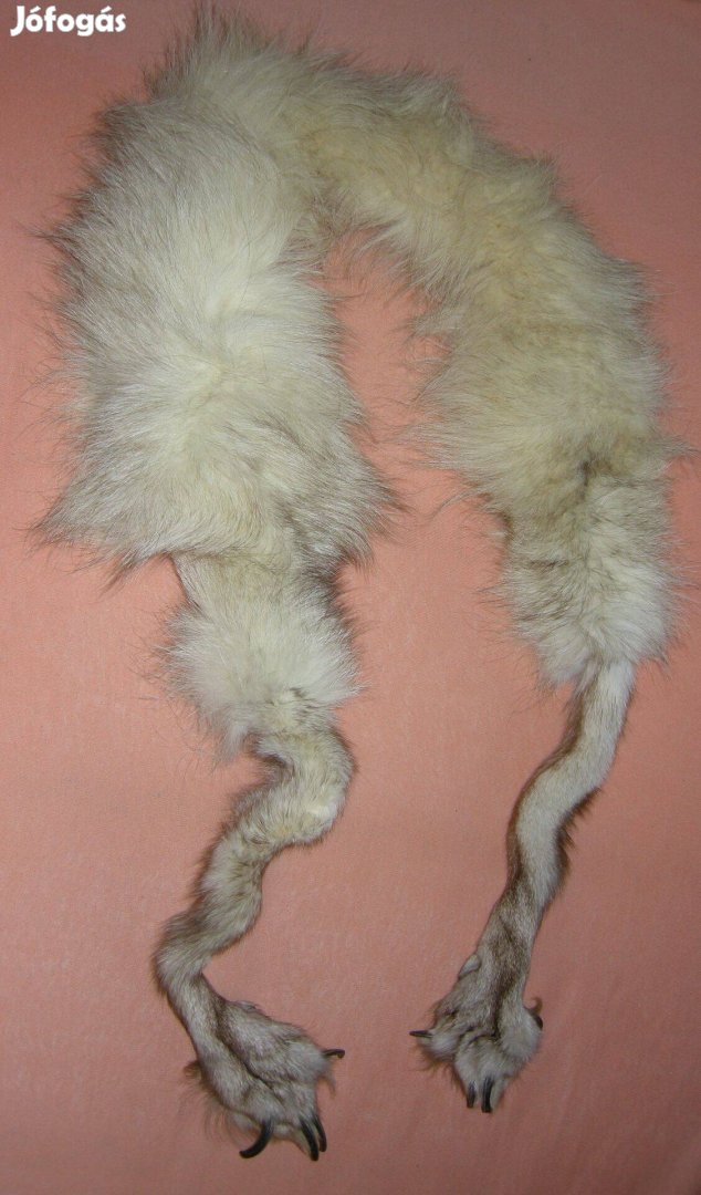 Kékróka gallér szép állapotban,-olcsón!