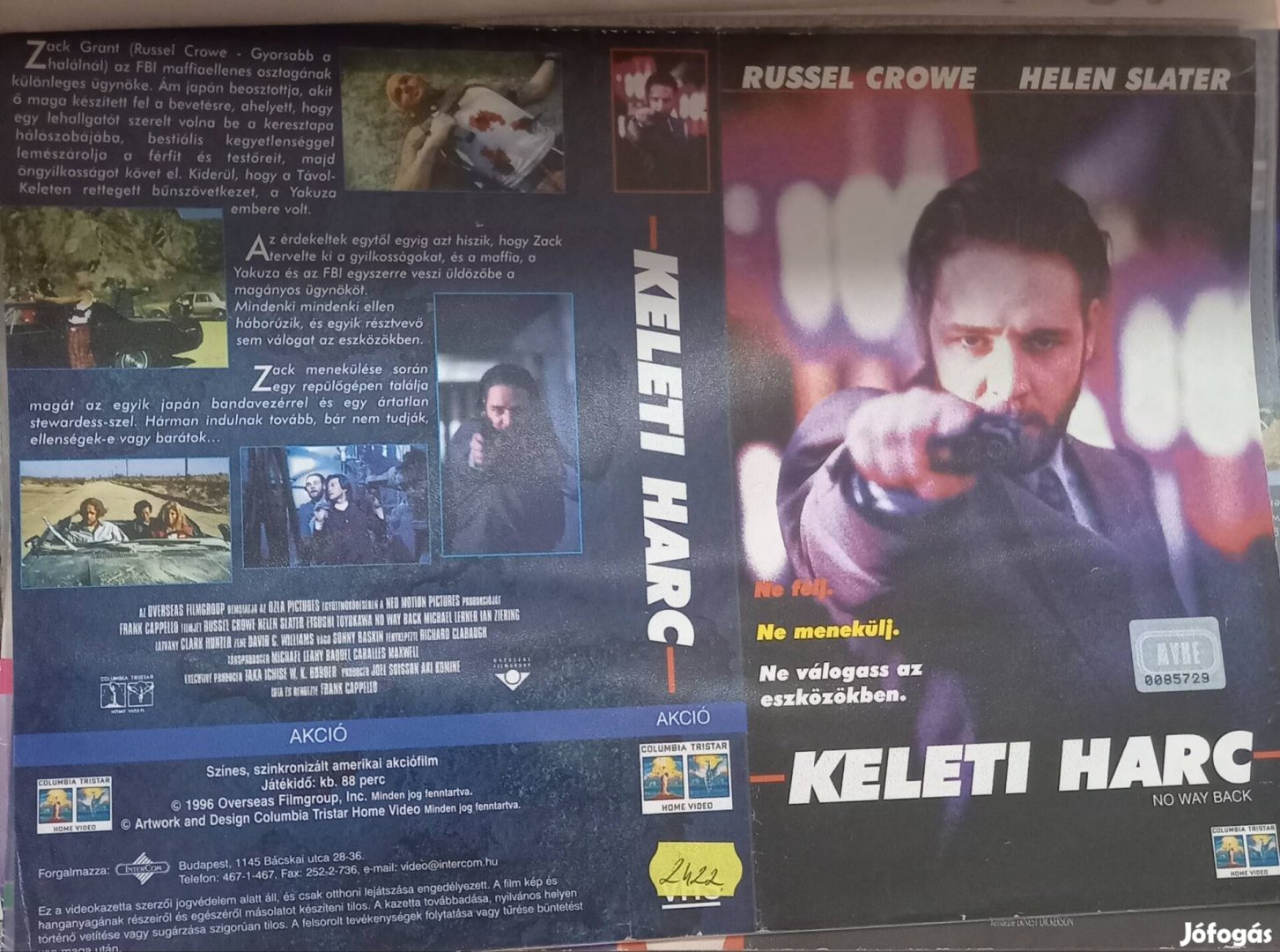 Keleti harc- akcio vhs - Russel Crowe - nagytok