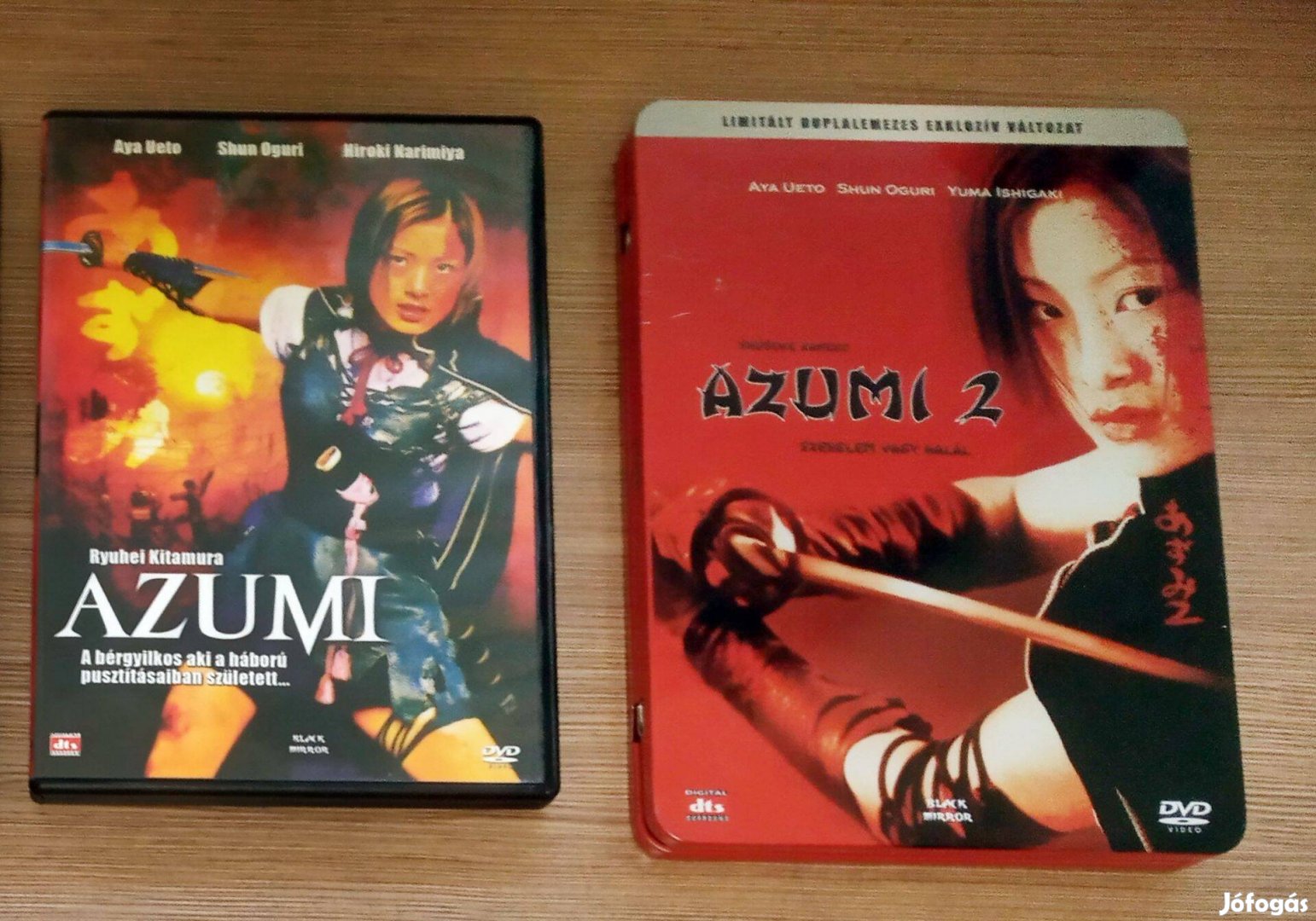 Keleti harci film ritkaságok DVD-n (Azumi 1, Azumi 2 fém díszdobozos k