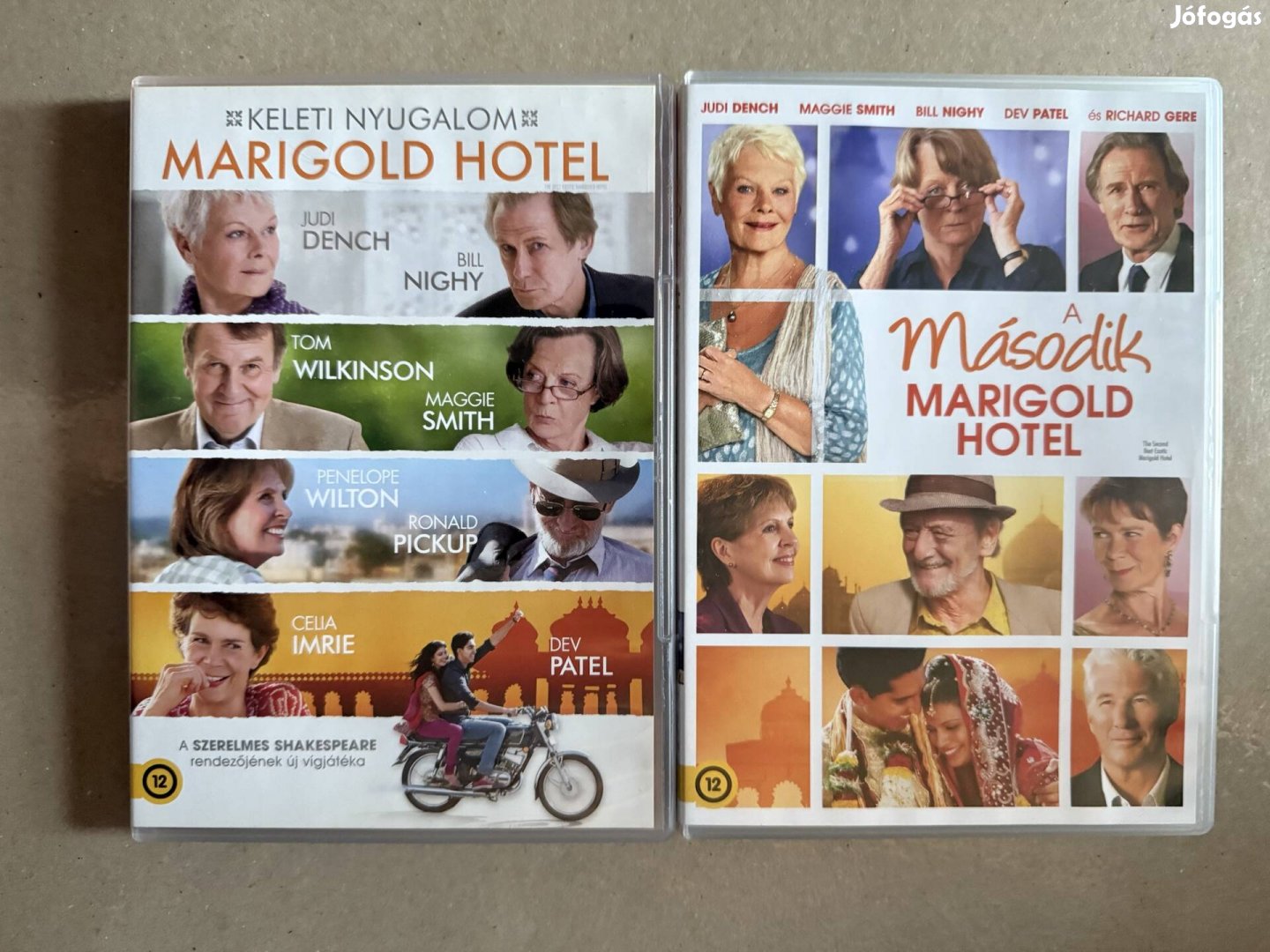 Keleti nyugalom Marigold hotel 1,2rész dvd