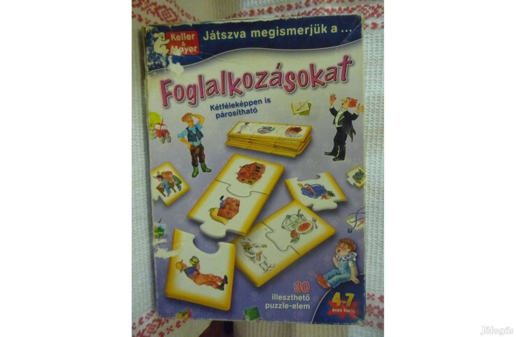 Keller&Mayer Játszva megismerjük a foglalkozásokat társasjáték puzzle