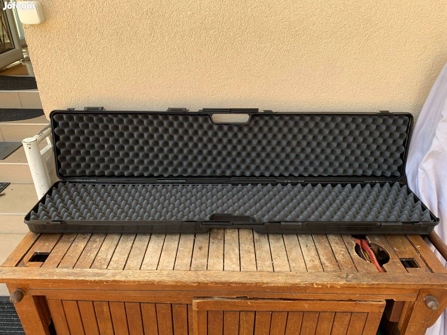 Kemény puskatok, 120 cm Fekete Műanyag