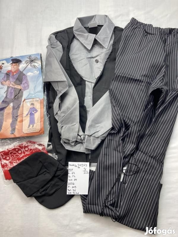 Kéményseprő jelmez, Mary Poppins jelmez, felnőtt jelmez