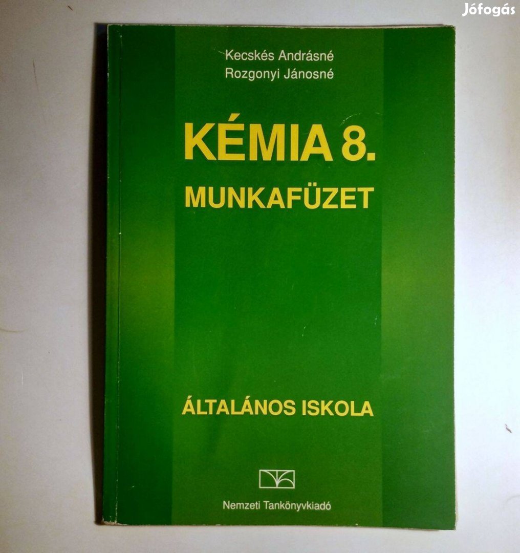 Kémia 8. Munkafüzet (1999) 7kép+tartalom