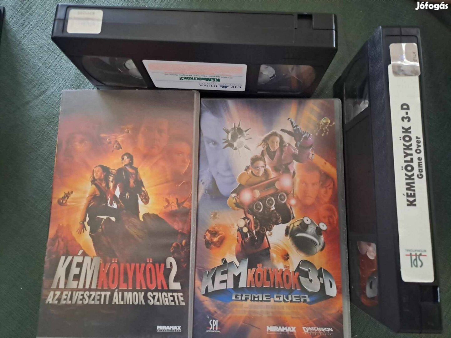 Kémkölykök 2 és Kémkölykök 3D VHS