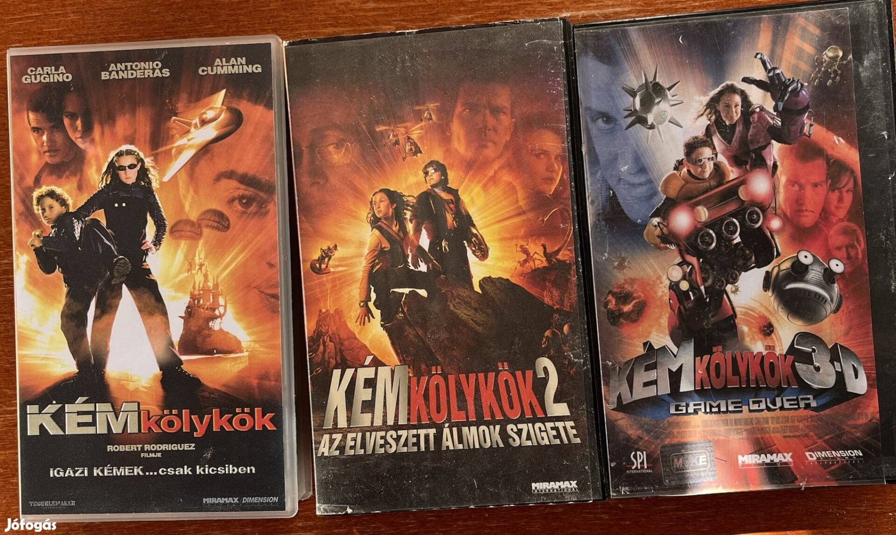 Kémkölykök pakk vhs kazetta