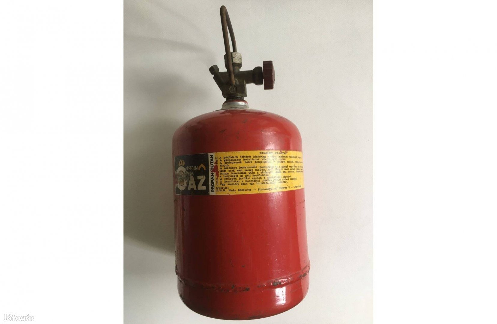 Kemping gázpalack (propan-butan / PB, nettó 1,0 kg)