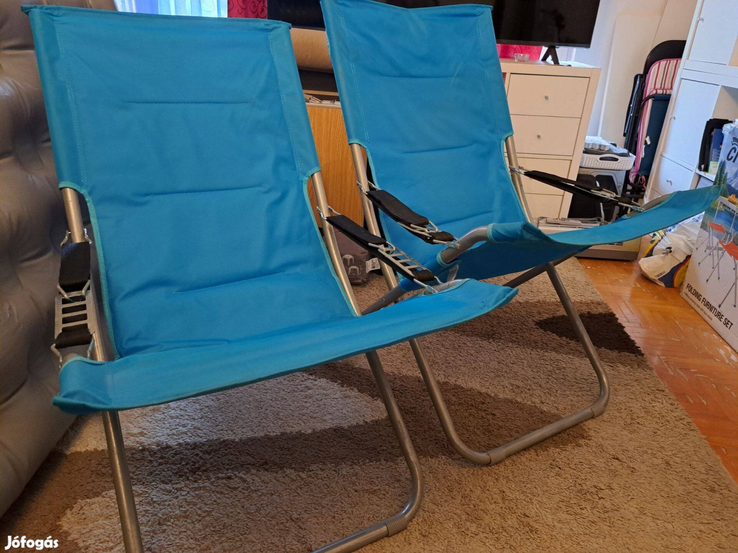 Kemping napozó székek állítható