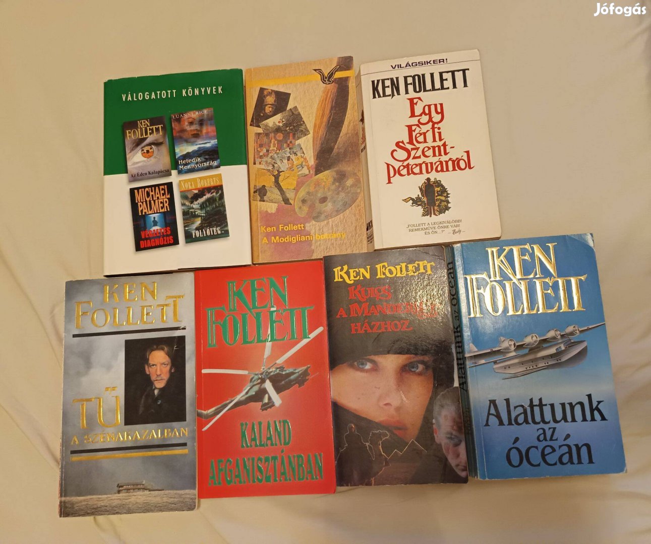 Ken Follett könyvcsomag 7 db könyv