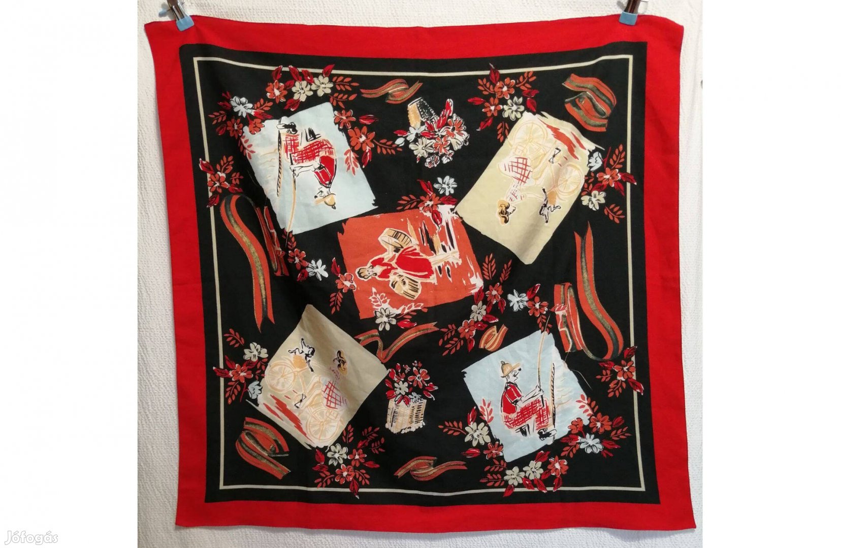 Kendő, bandana 74 x 76 cm