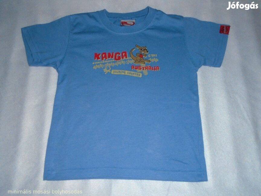 Kenguru mintás kék póló 4-5 évesre (méret 110)