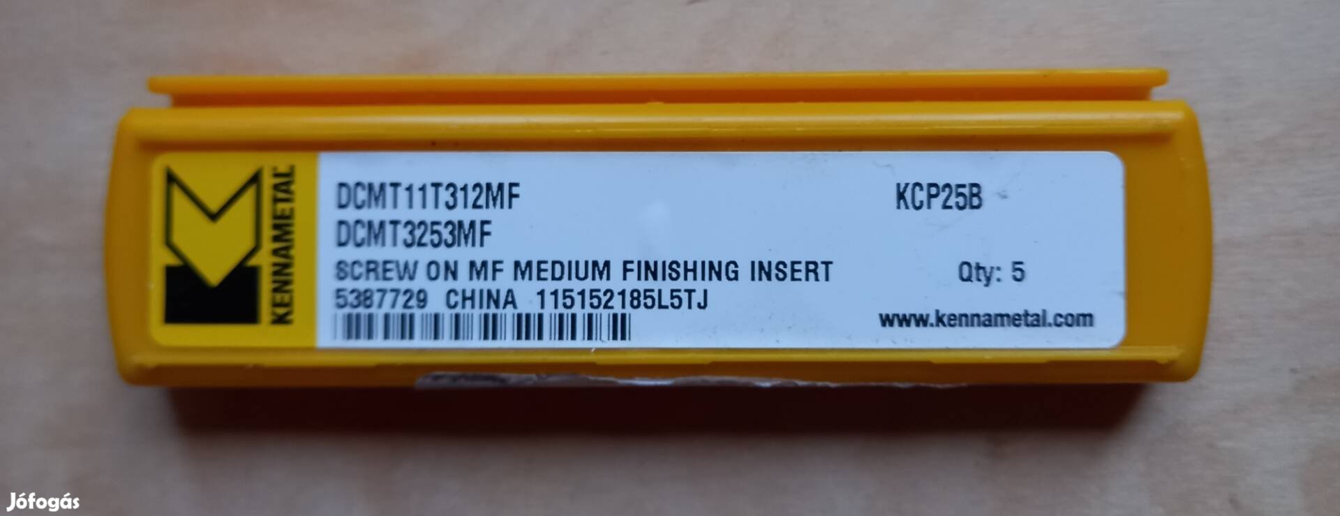 Kennametal keményfémlapka