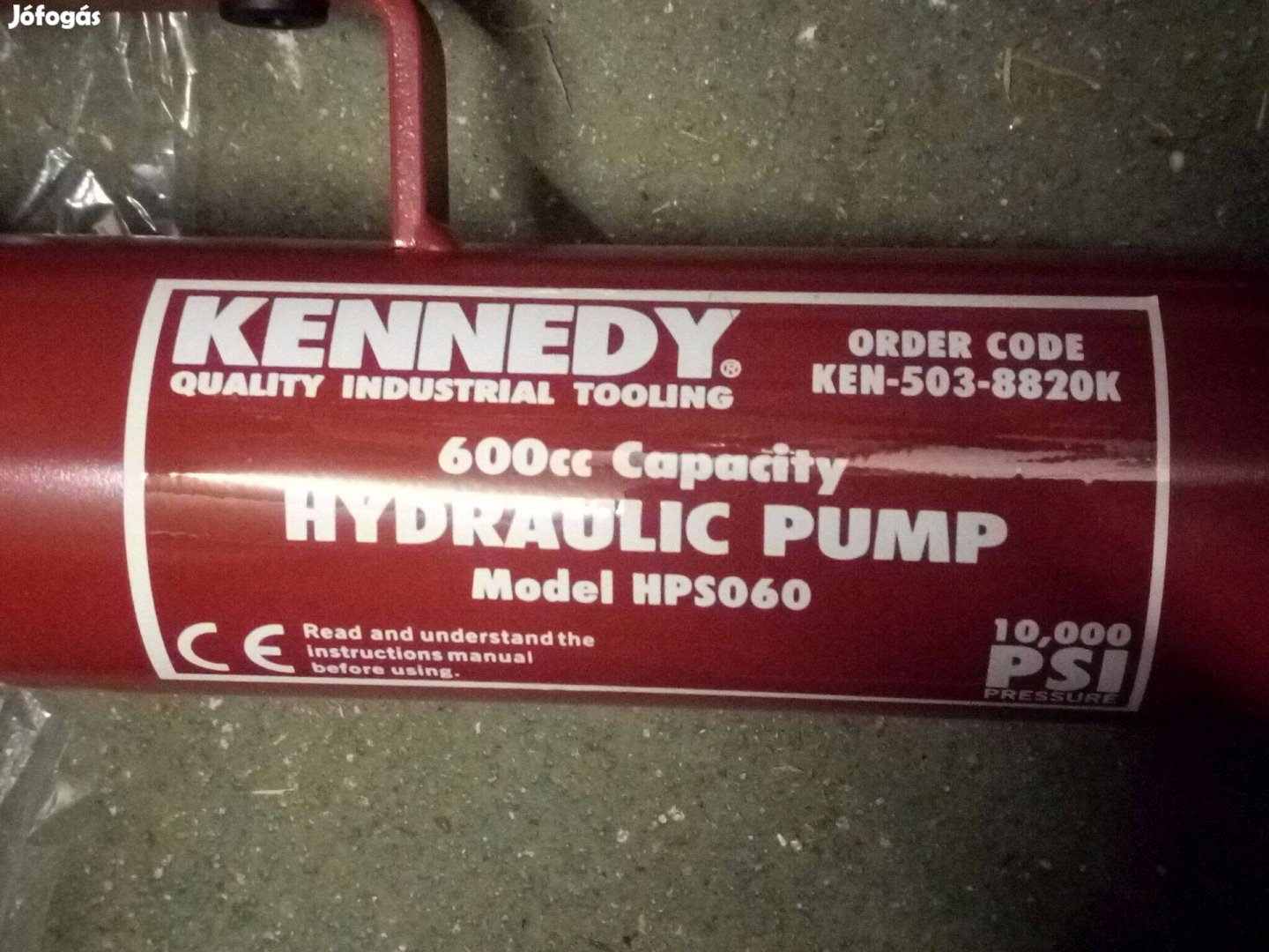 Kennedy egysebességes hidraulikus kézipumpa, 700 bar