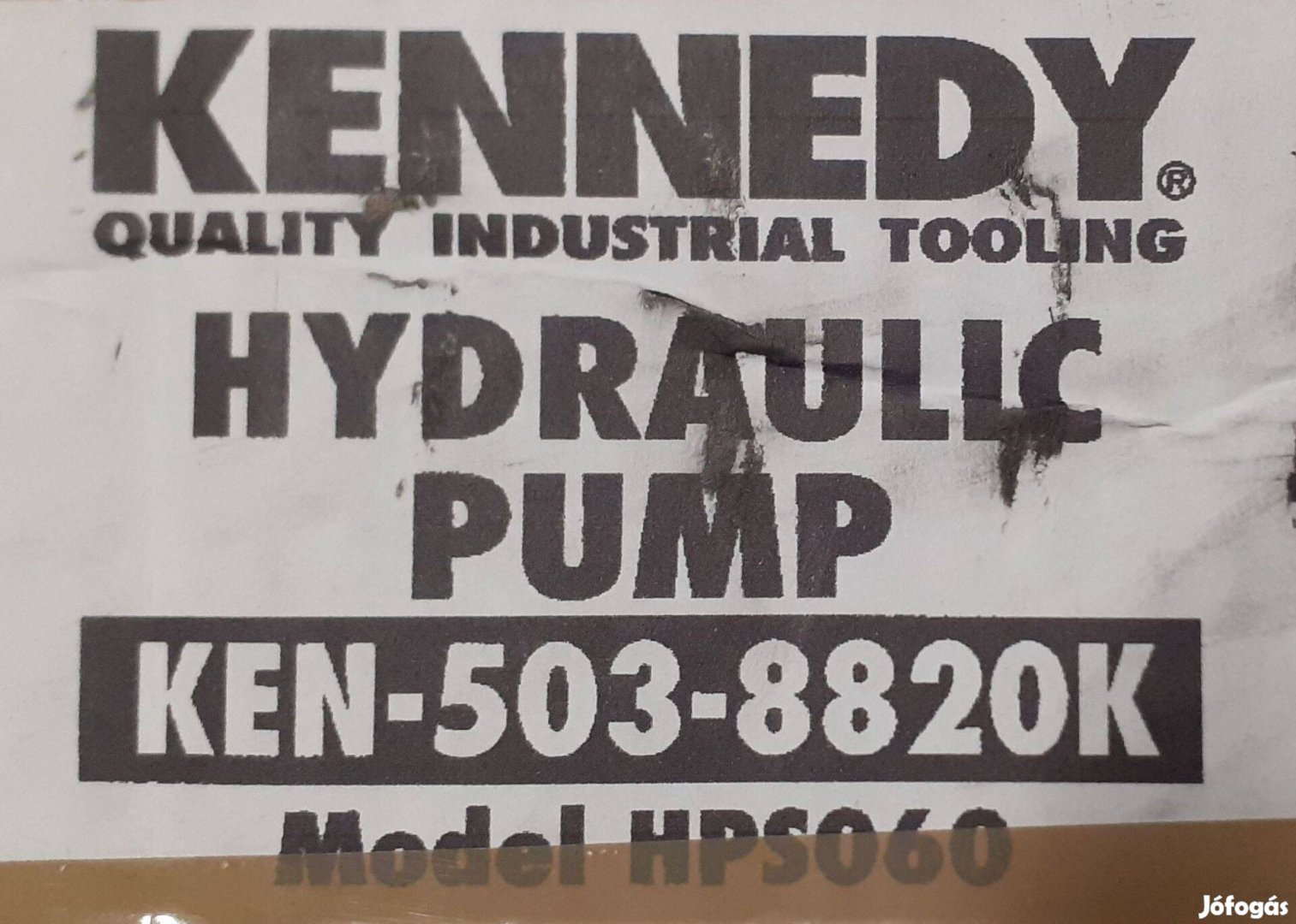 Kennedy egysebességes hidraulikus kézipumpa, 700 bar