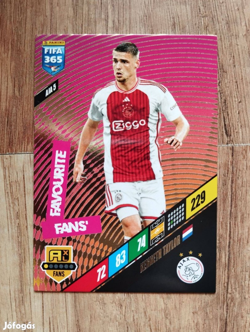 Kenneth Taylor (Ajax) FIFA 365 2024 FANS Favourite focis kártya