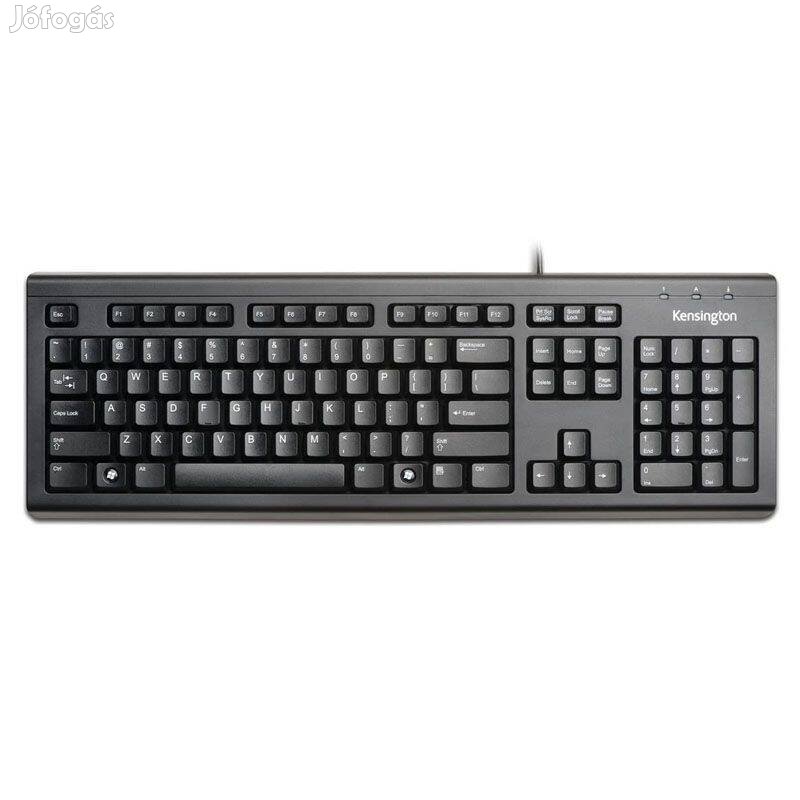 Kensington 1500109Buk Valukeyboard billentyűzet, USB, fekete, angol