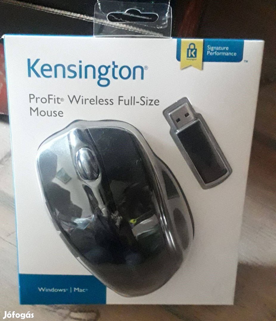 Kensington Pro Fit vezeték nélküli egér, fekete, K72370EU