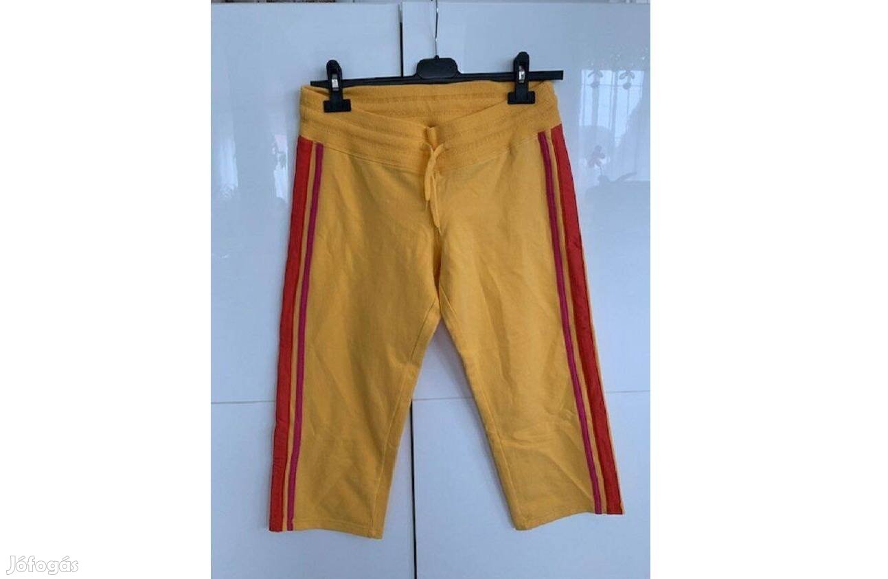 Kenvelo sárga színű capri sport női melegítő nadrág S