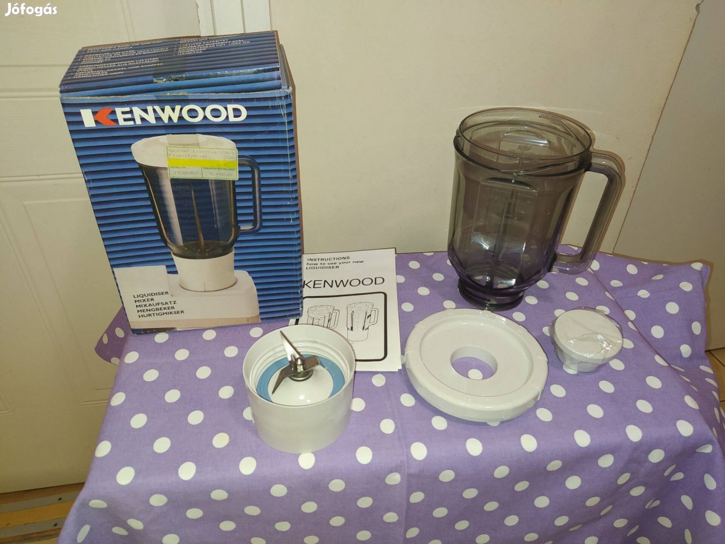 Kenwood A989 turmixkancsó, blender, teljesen újszerű állapotban!