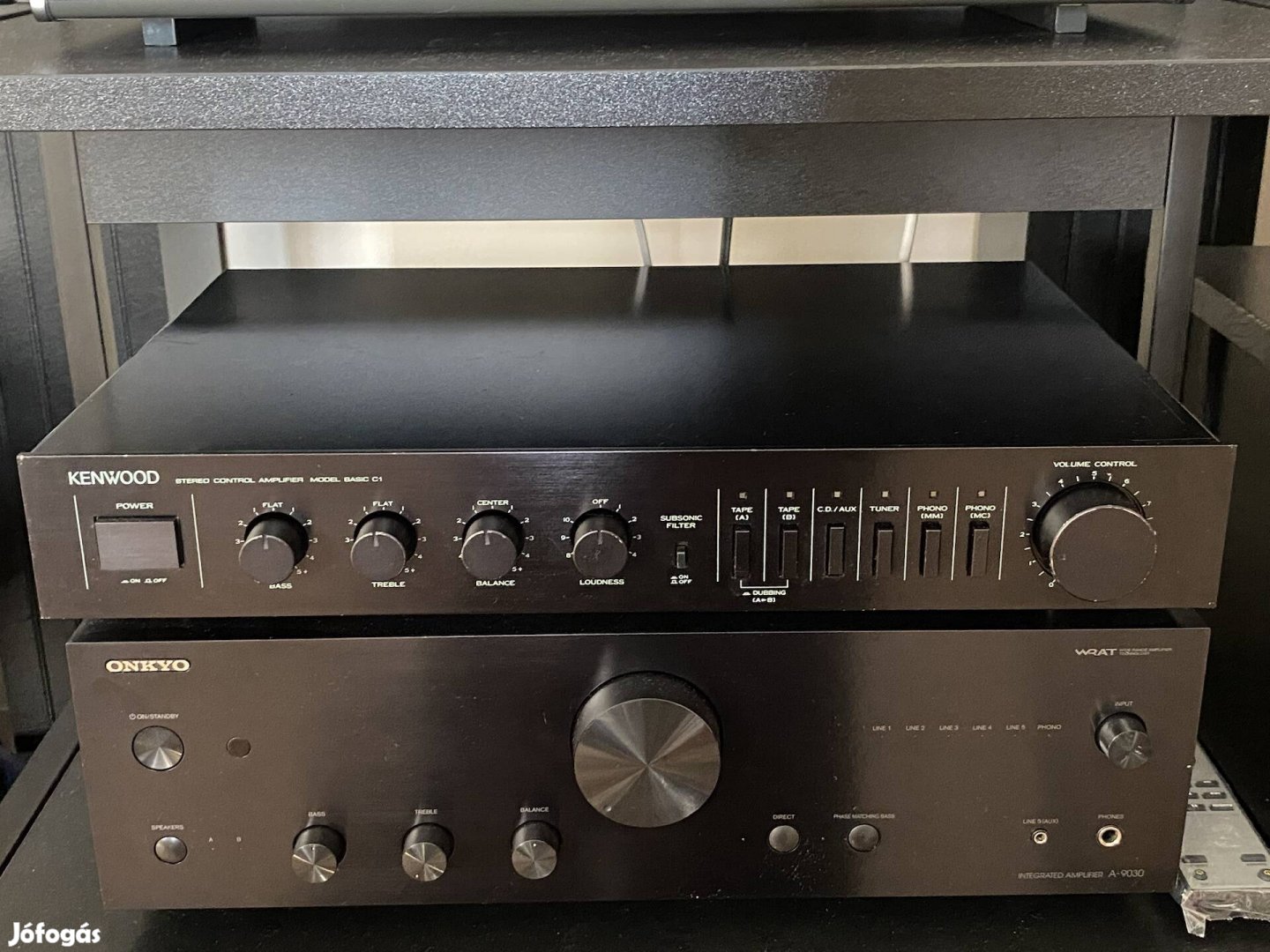 Kenwood Basic C1 sztereo előerősítő preamp MC MM phono USA