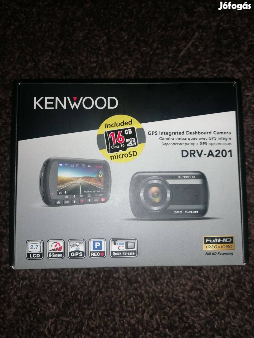 Kenwood DRV-A201 atós kamera eladó!