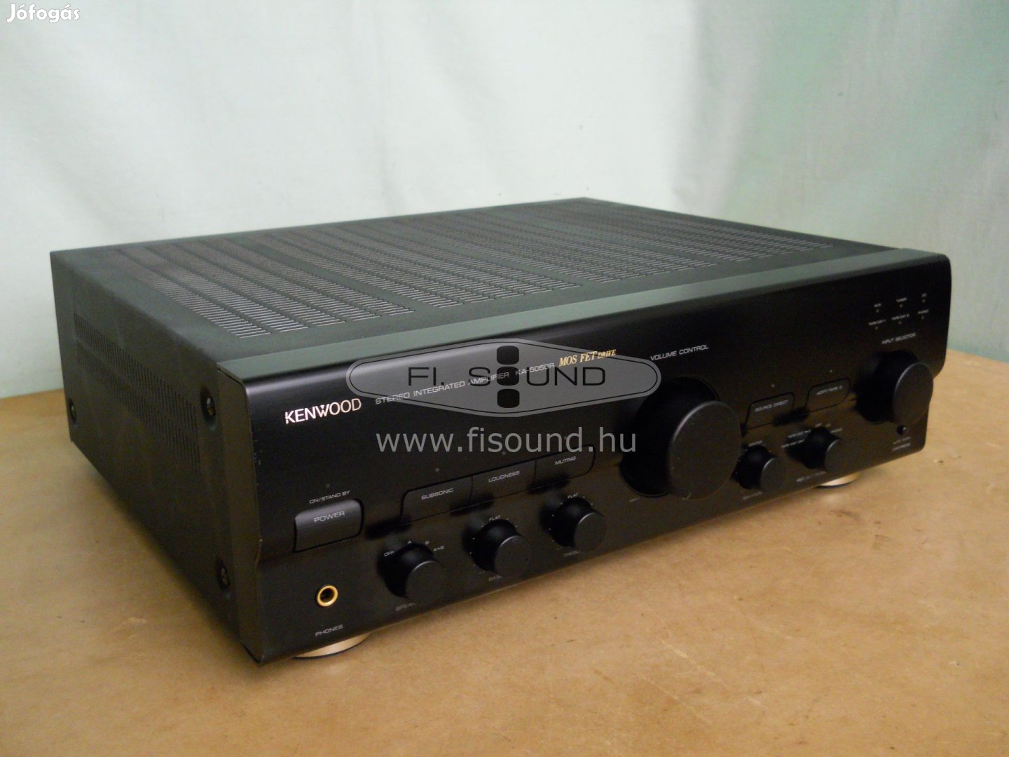 Kenwood KA-5050R ,2x120W,4-16 ohm,4 hangfalas sztereo erősítő