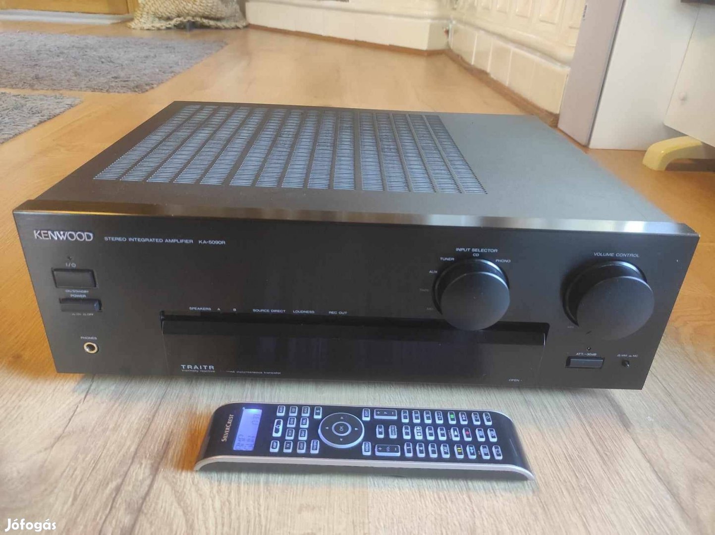 Kenwood KA-5090R Traitr tranzisztoros erősítő. Nagyon jó hang! 2x100W!