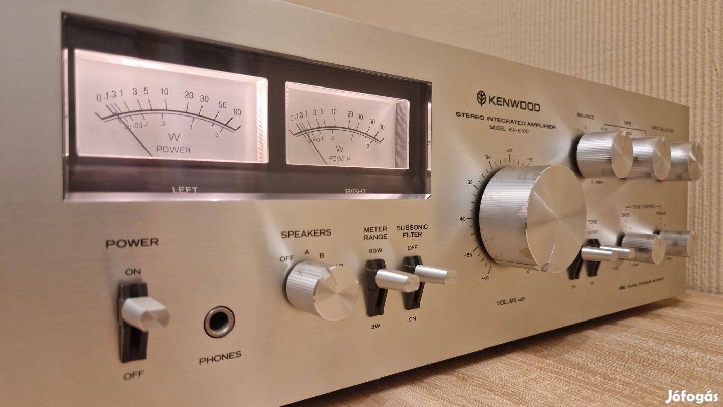 Kenwood KA-6100 vintage sztereó erősítő