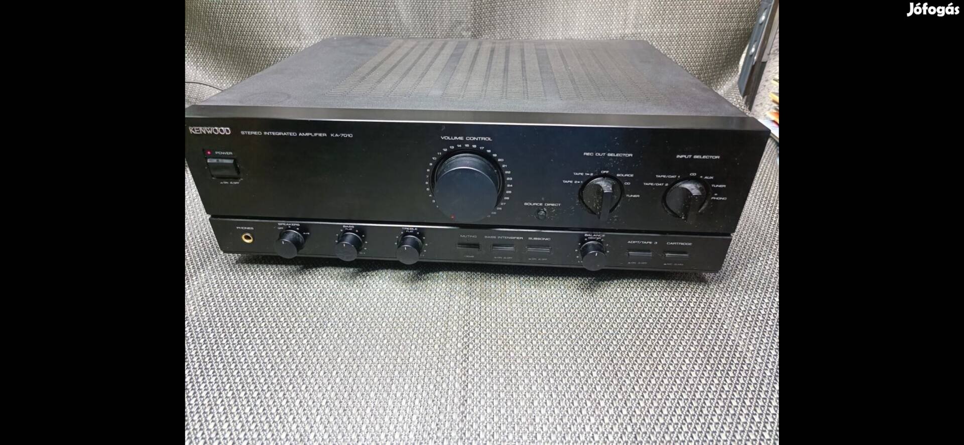 Kenwood KA-7010 High End . DUAL-Mono Dupla Trafo Komoly Erősítő . 